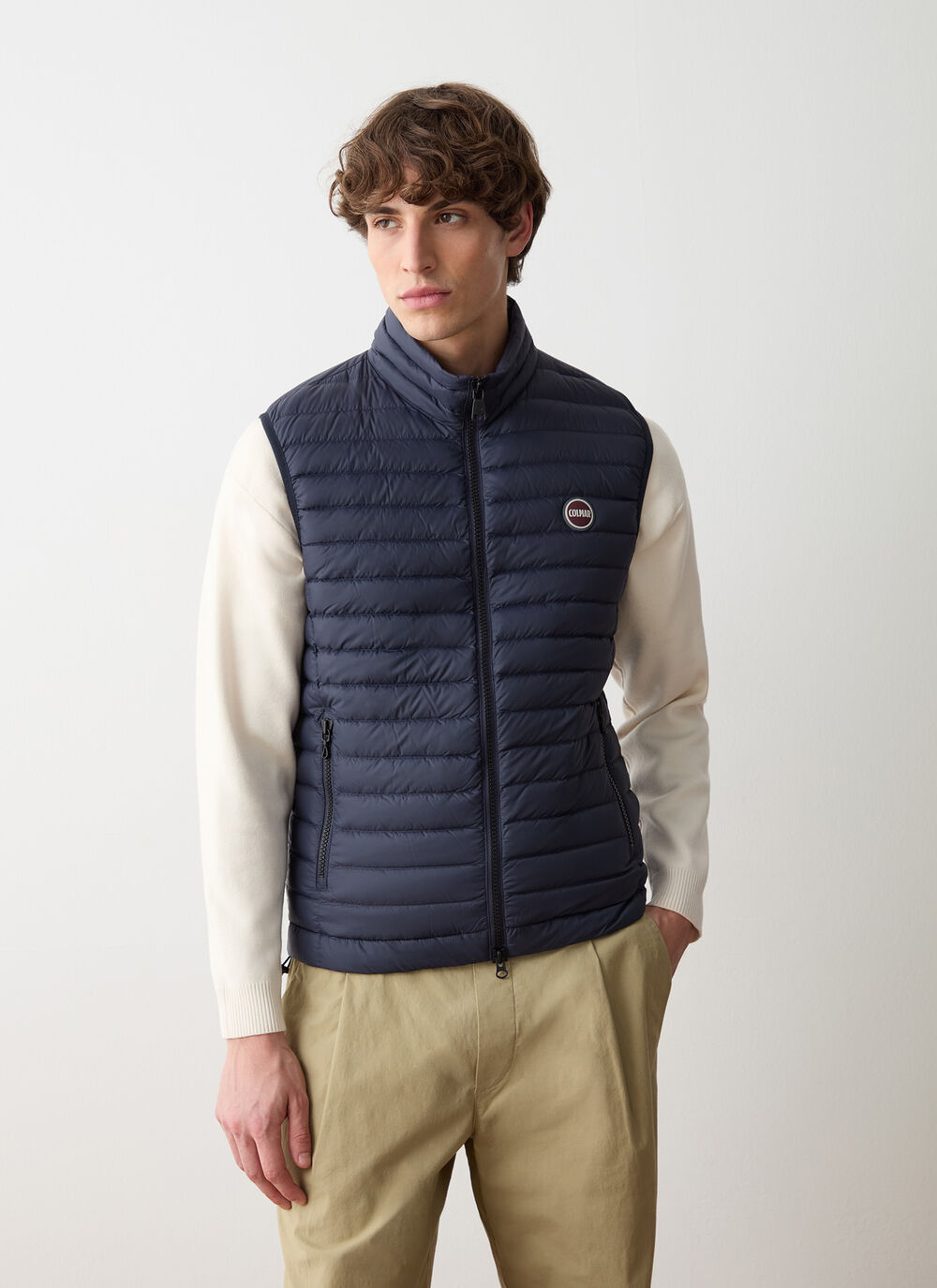 Quilted down vest image number 1
