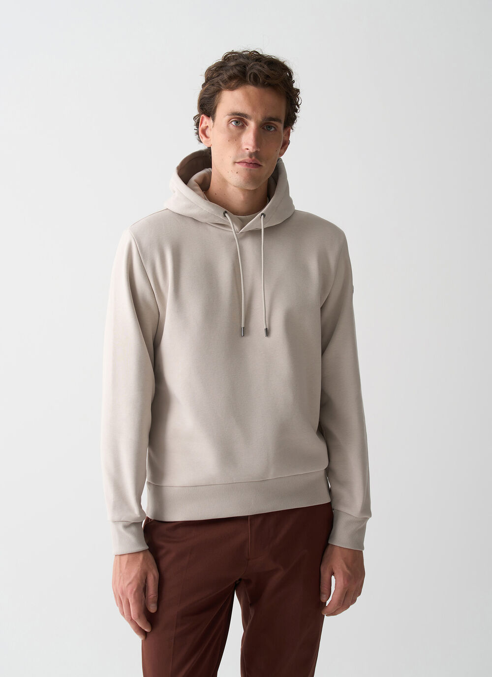 Sweatshirt mit Kapuze aus Baumwolle image number 1
