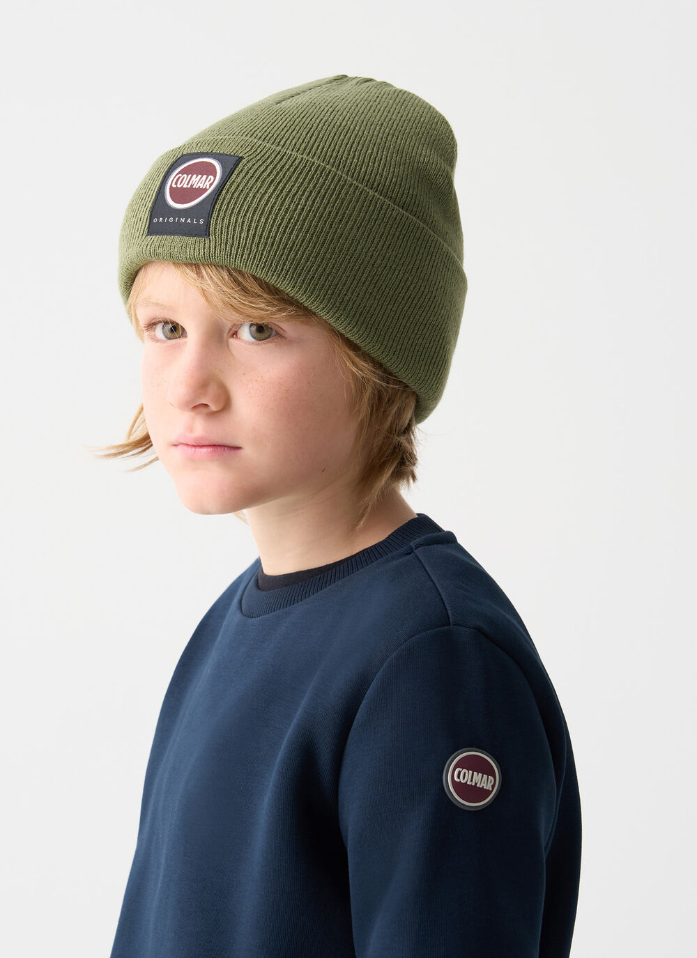 Cotton crew-neck sweatshirt  image number 1