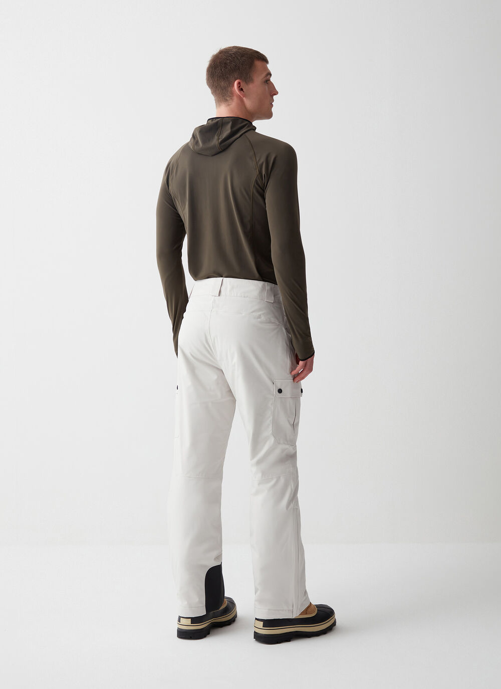 Padded ski cargo-style pants image number 2