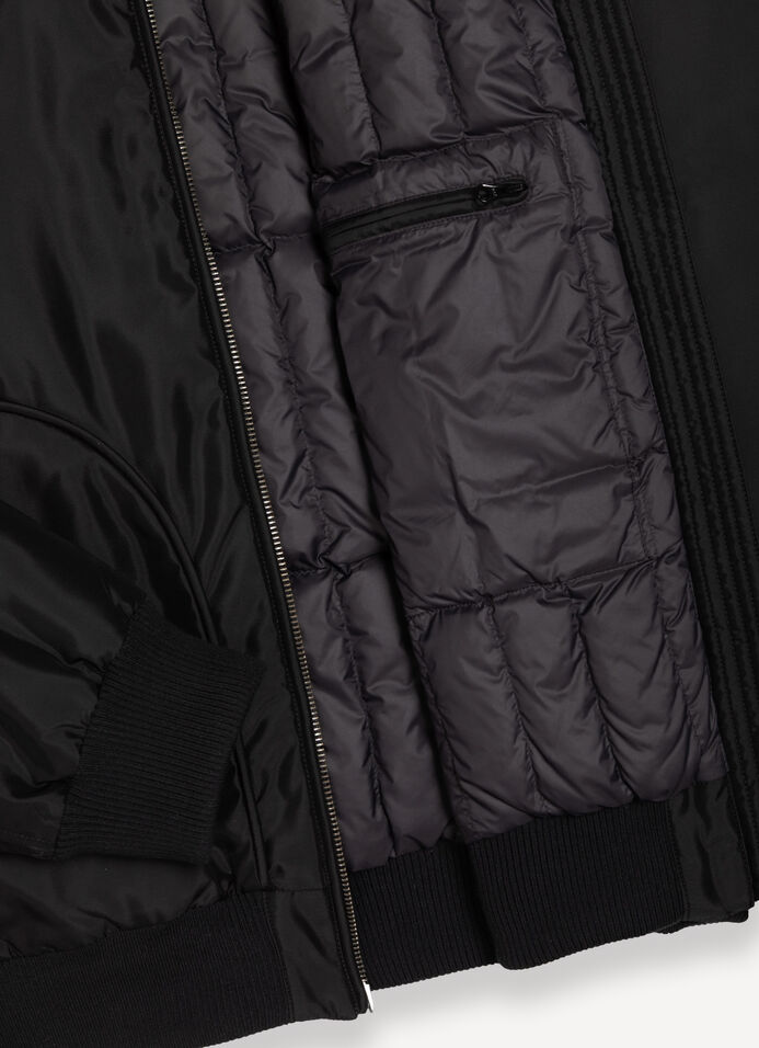 Satin down bomber jacket  image number 6
