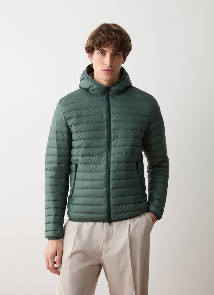 Herbstliche Daunenjacke mit Kapuze image number 1