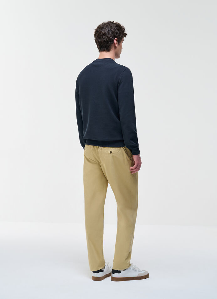 Needlecord crew-neck sweatshirt image number 3