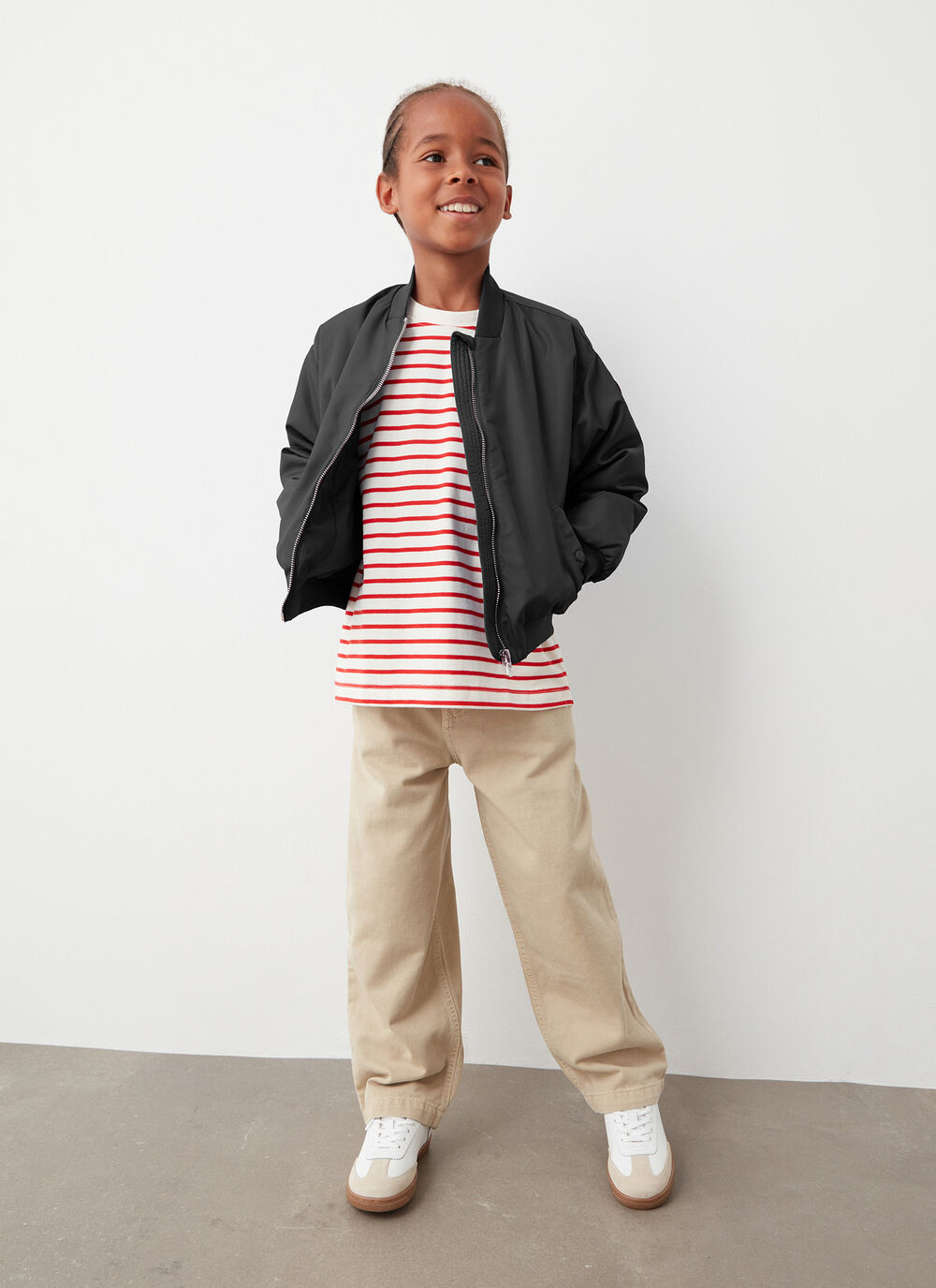 Kid&rsquo;s unisex bomber jacket image number 0