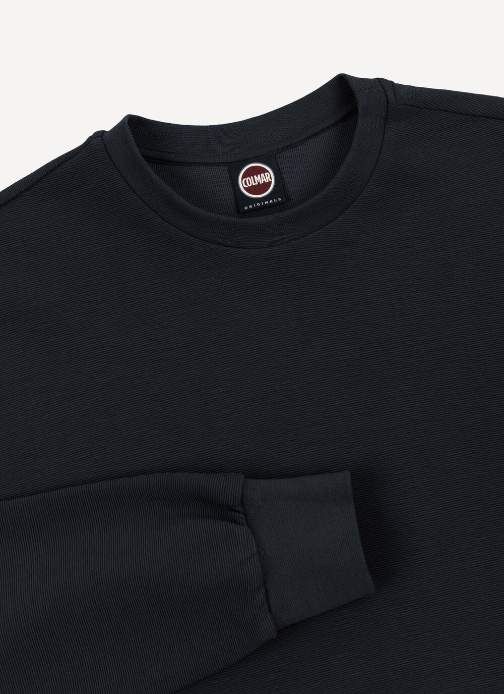 Needlecord crew-neck sweatshirt image number 6