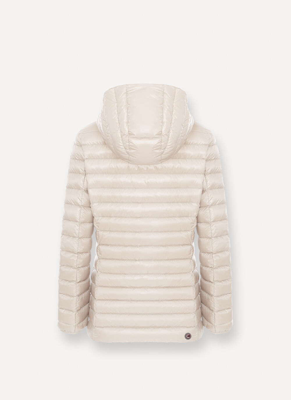 Fitted down jacket with hood image number 5