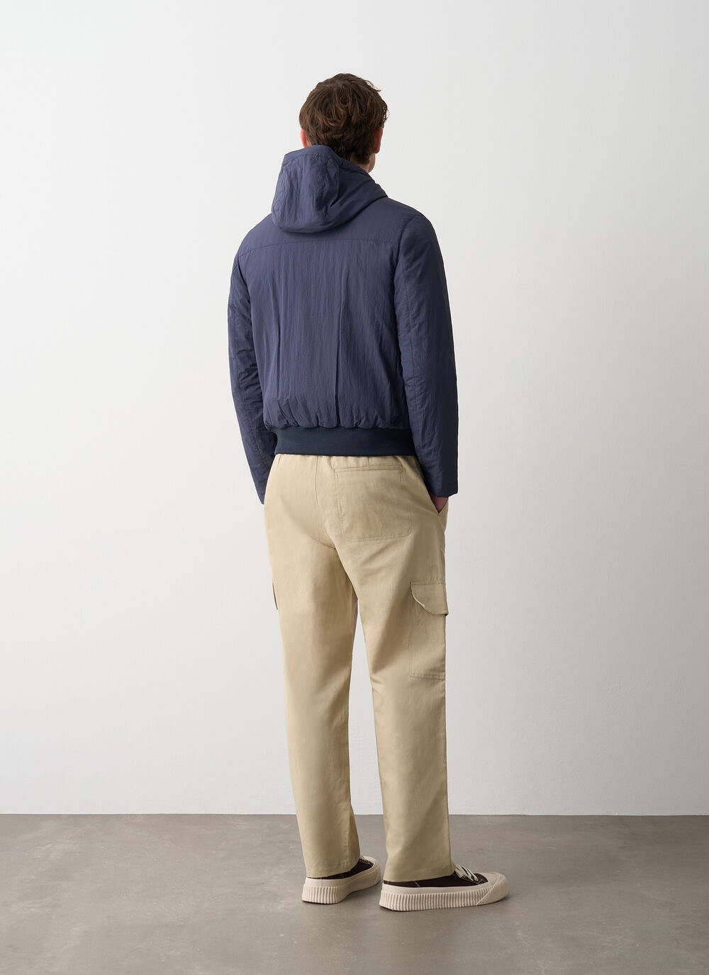 Lightweight crinkle down jacket image number 3