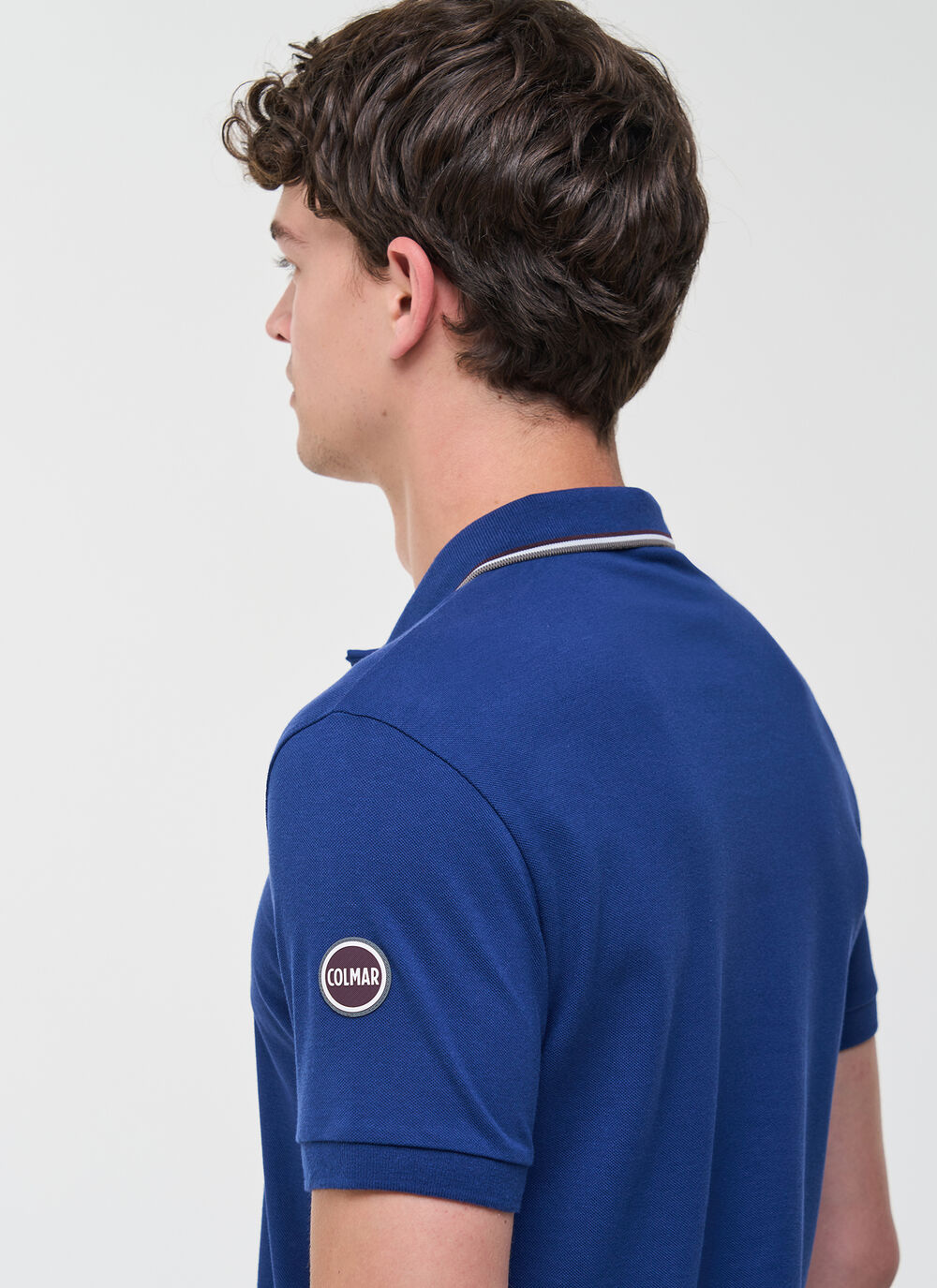 Tricolour piqu&eacute; polo shirt image number 2