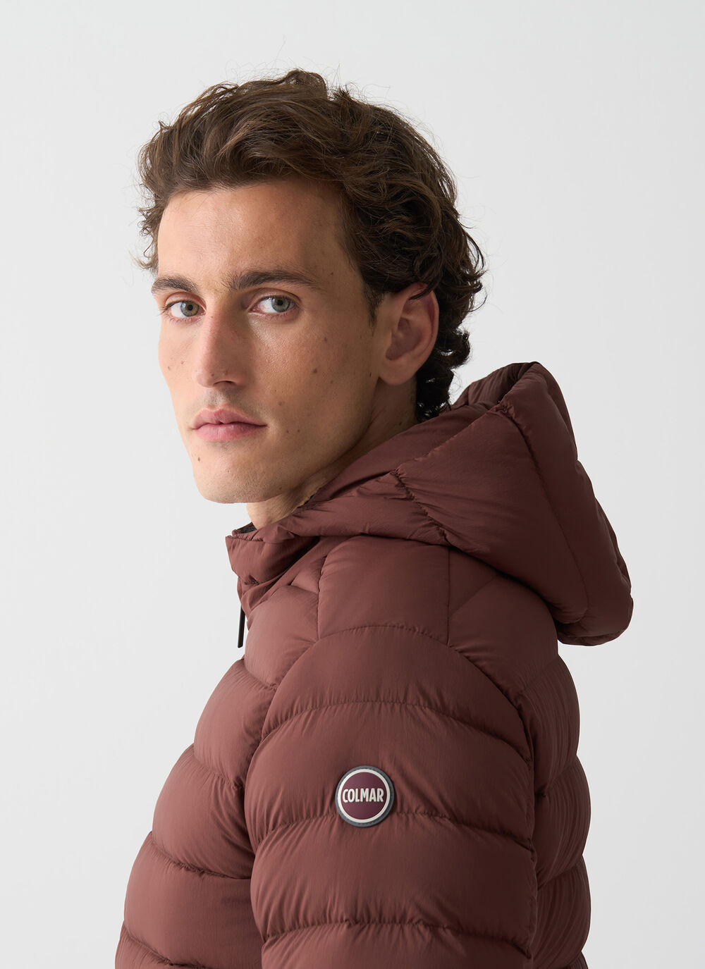 Down jacket with hood image number 2