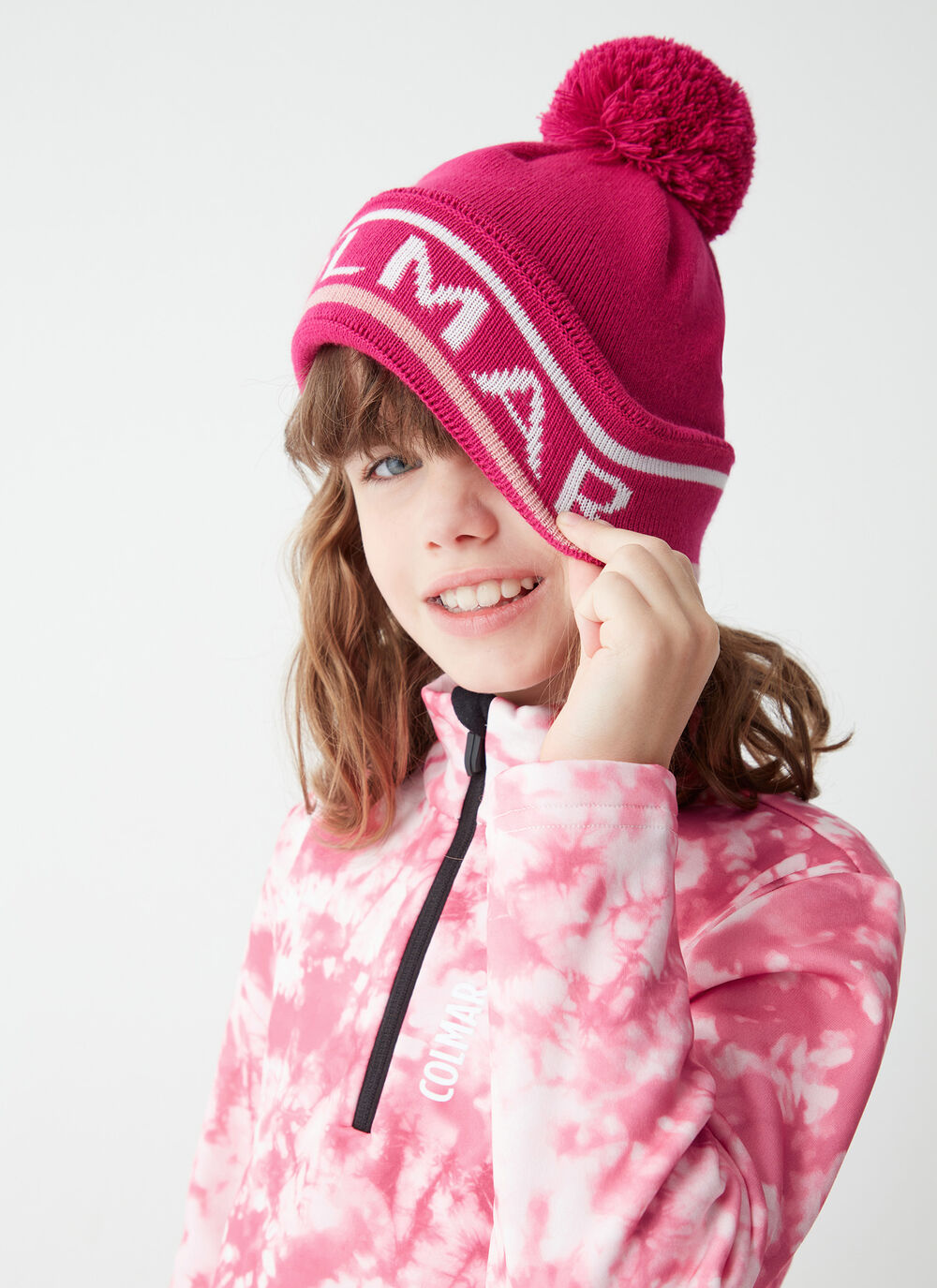 Boys&rsquo; unisex tie-dye ski sweatshirt image number 1