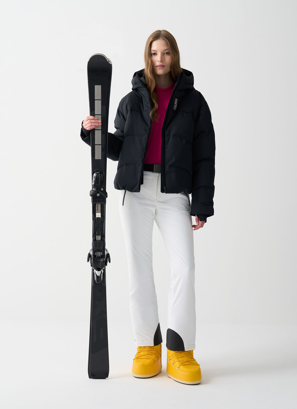 Cropped padded ski jacket image number 0