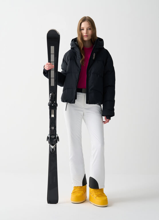 Cropped padded ski jacket