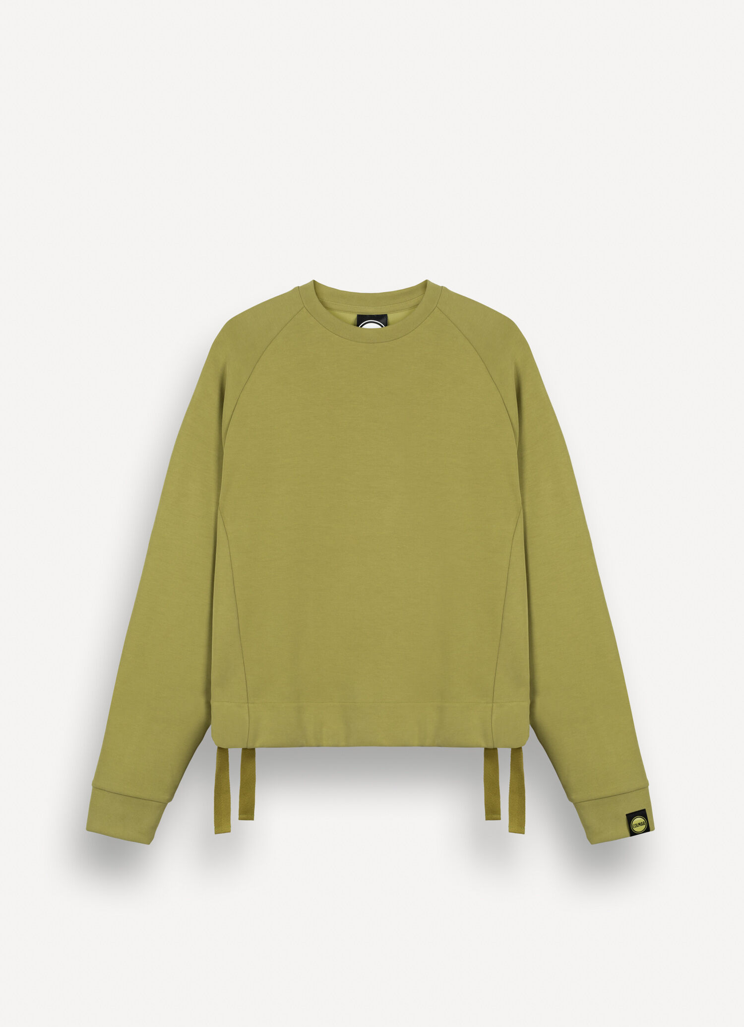 BARROW Cotton sweatshirt with iconic charm セール Crew-neck sweatshirt with drawstring - BEETLE GREEN | Colmar