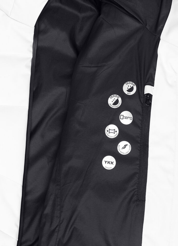 Shaping padded ski jacket image number 6