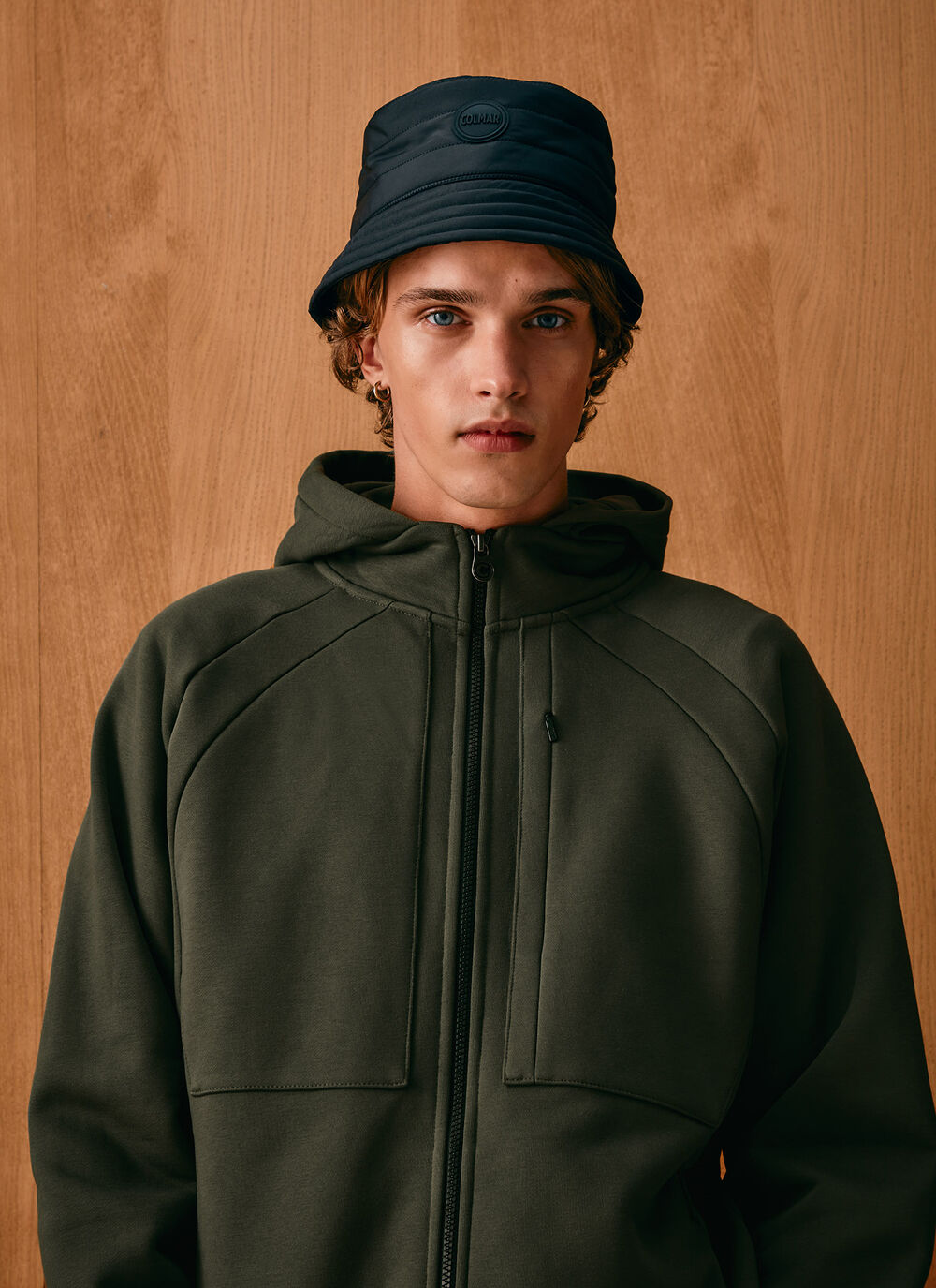 Sweatshirt with zip and maxi-pocket image number 2