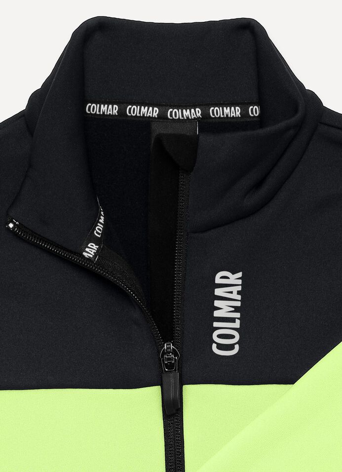 Zweifarbiges Ski-Fleeceshirt für Jungen image number 6