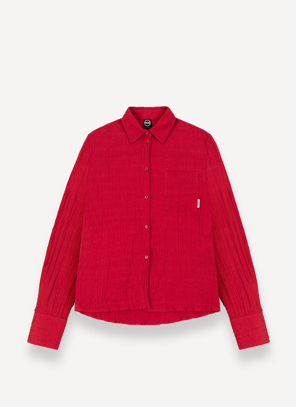 Shirt in crinkled fabric image number 5