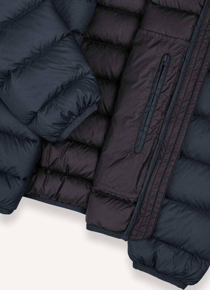 Sporty down jacket with fixed hood image number 6