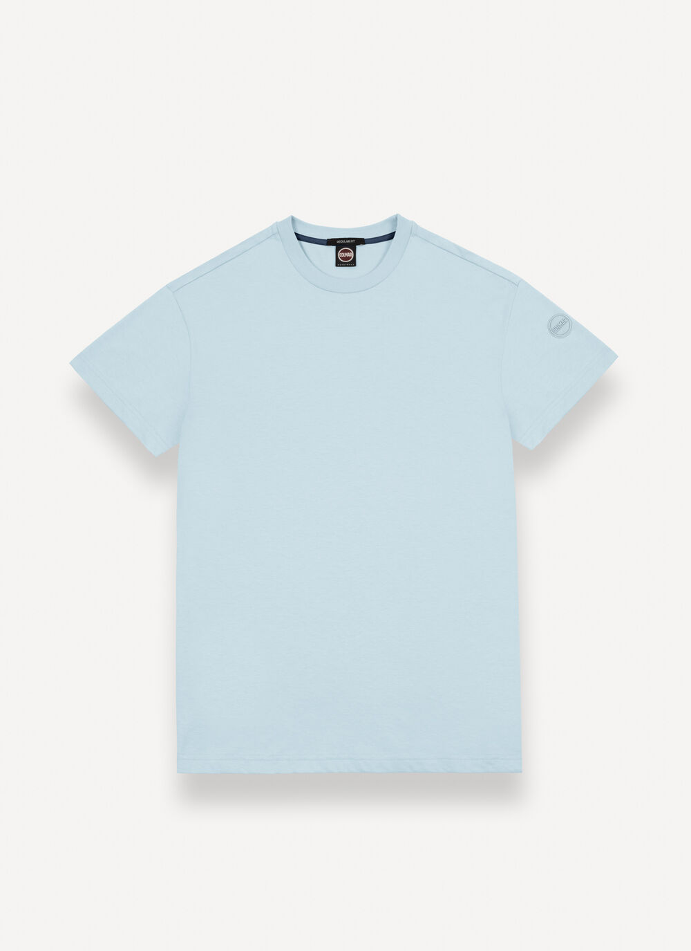 Solid-color short-sleeved T-shirt image number 4