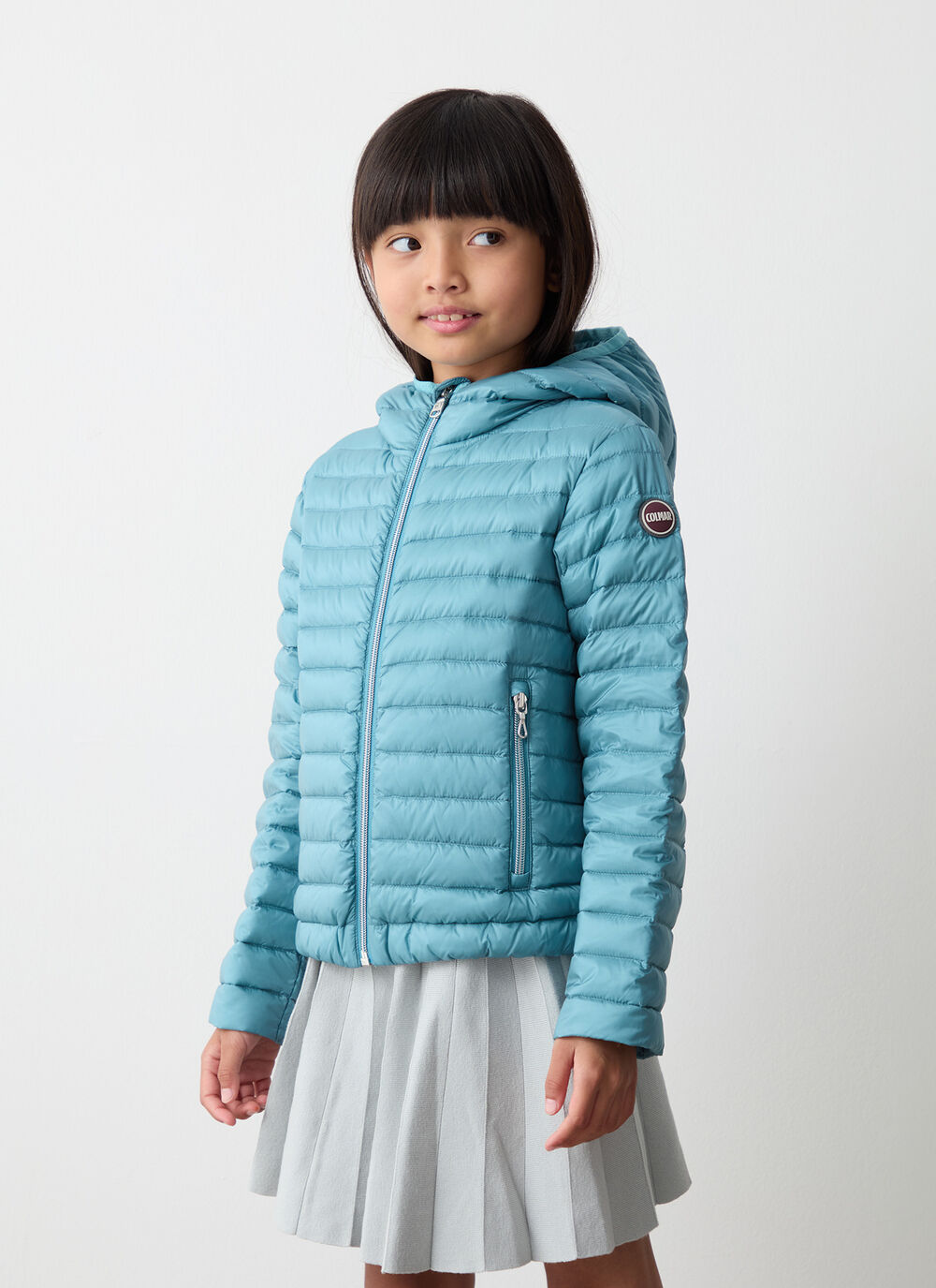 Down jacket with elasticated hem image number 2