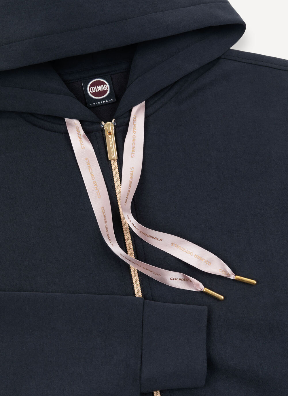 Full-zip cotton/modal sweatshirt image number 6