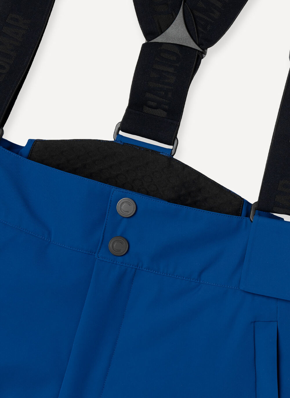 Tailored padded salopettes