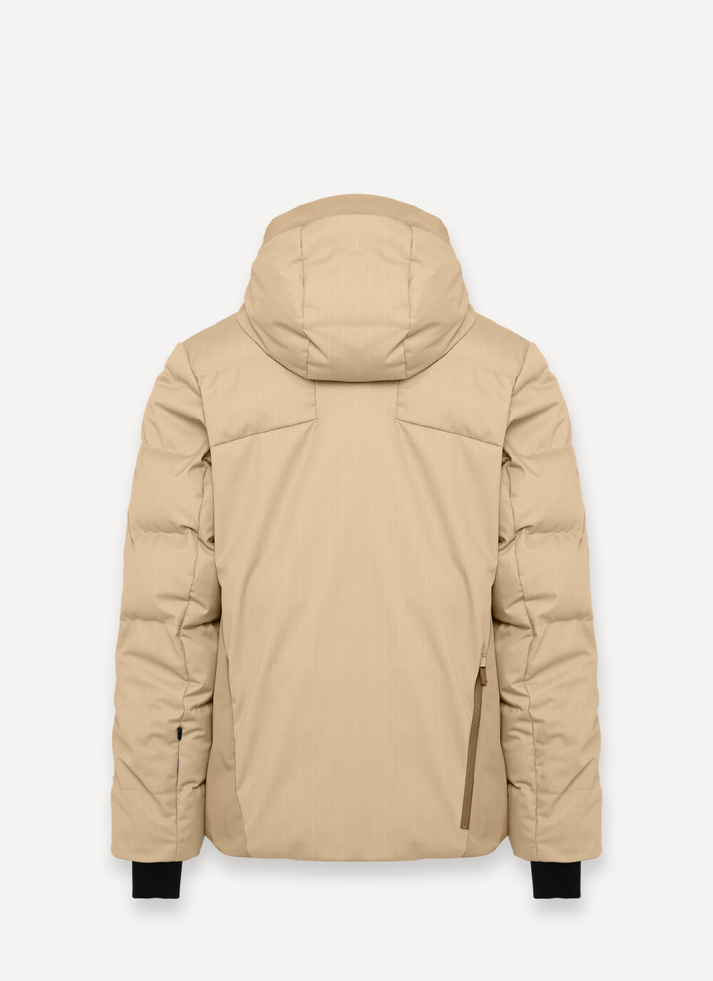 Pinstripe ski jacket with neck warmer image number 6