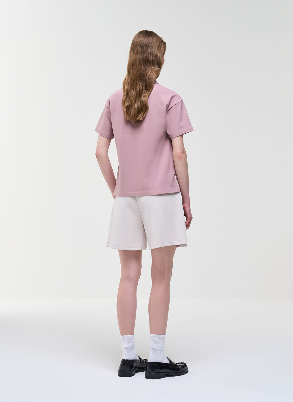 Piqu&eacute; polo shirt with slits image number 2