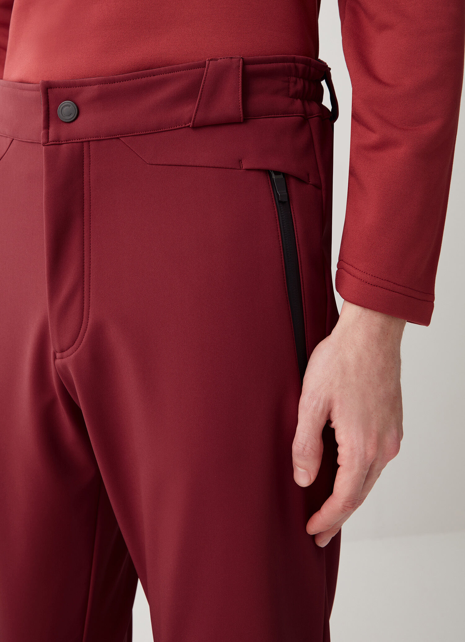 Softshell ski pants with gaiter - CRIMSON | Colmar