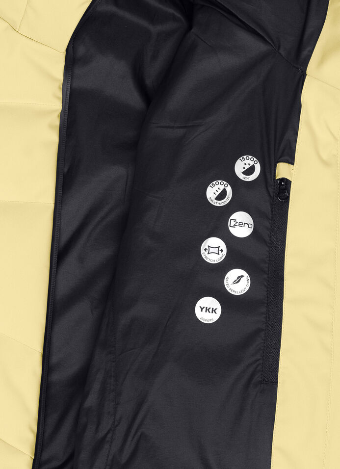 Shaping padded ski jacket image number 6