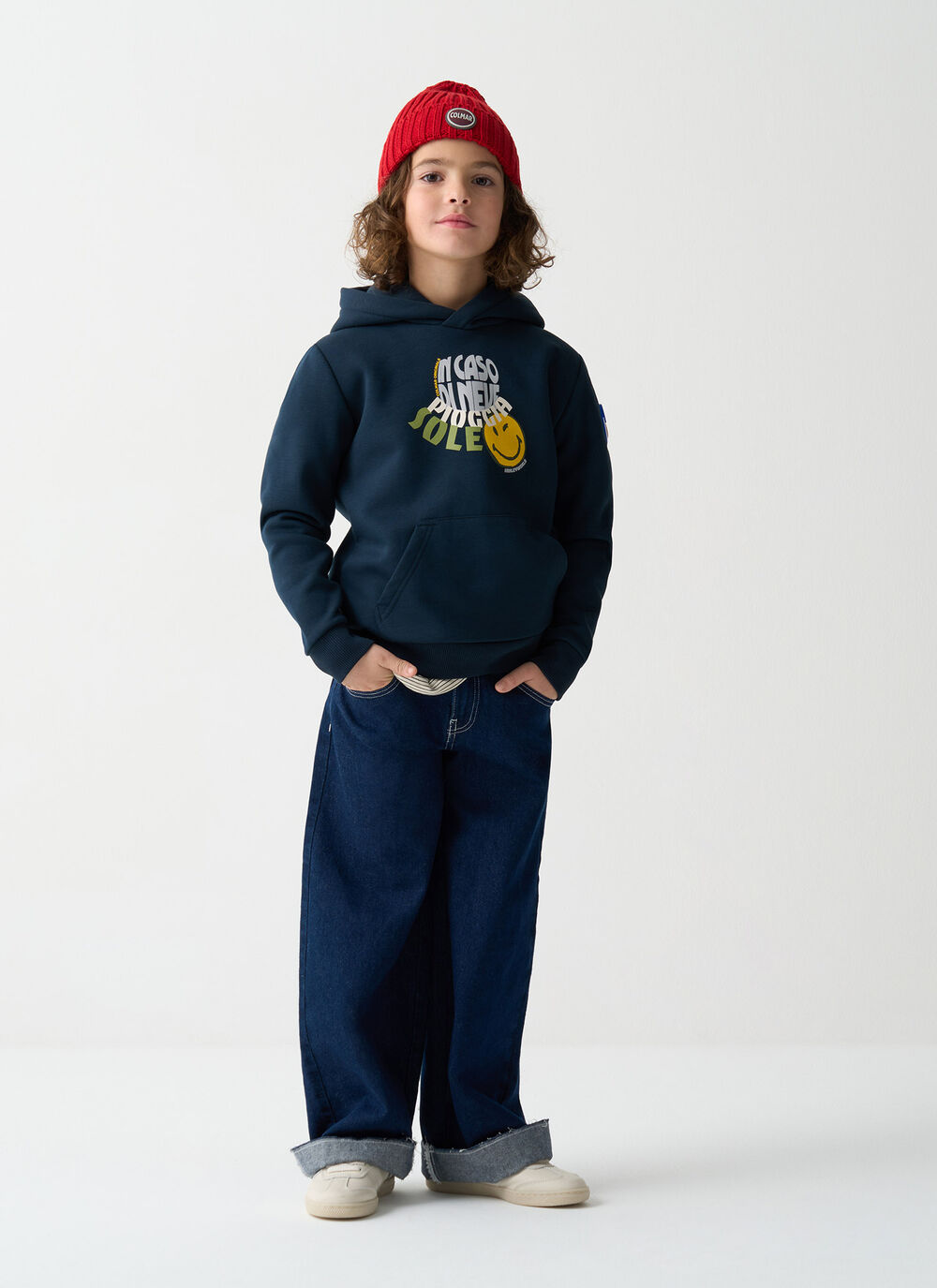 Unisex sweatshirt with SmileyWorld&reg; print image number 0