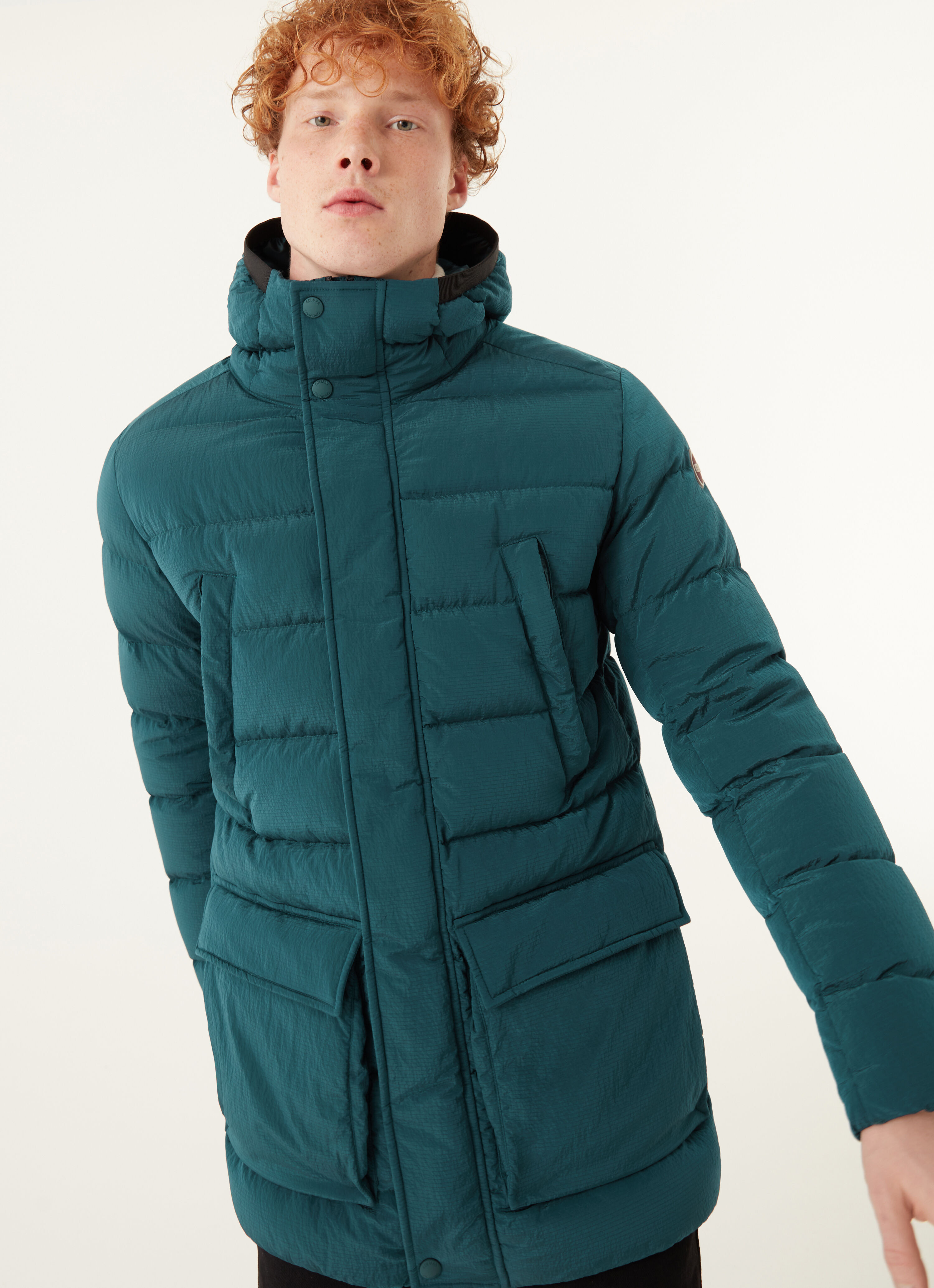 Down jacket parka in ripstop fabric - Colmar