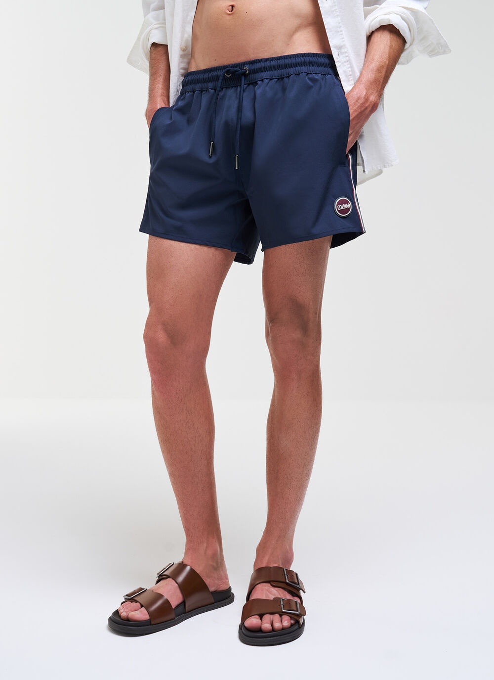 Swimsuit with tricolour tape image number 1