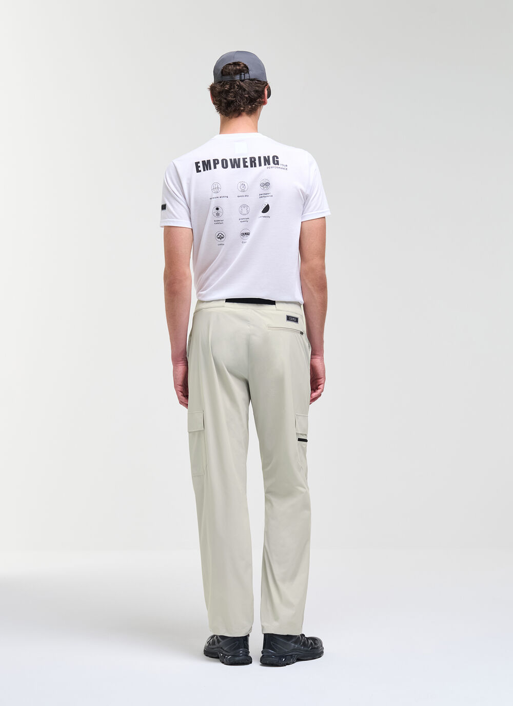 Cargo pants in bi-stretch fabric image number 3