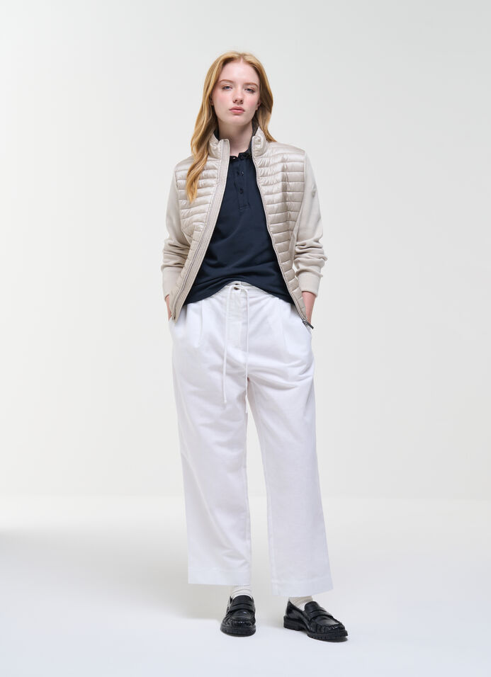 Hybrid jacket in padding