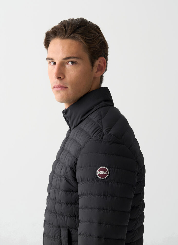 Light down jacket with padded collar  image number 2