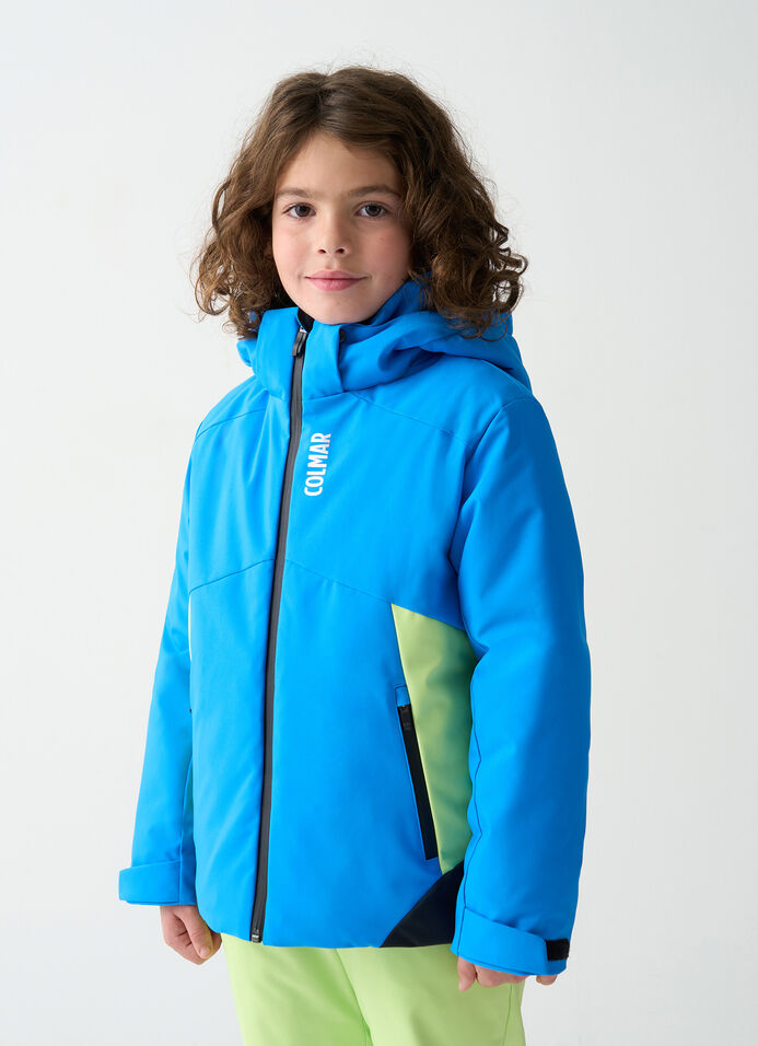 Boy's colour-block ski jacket image number 1