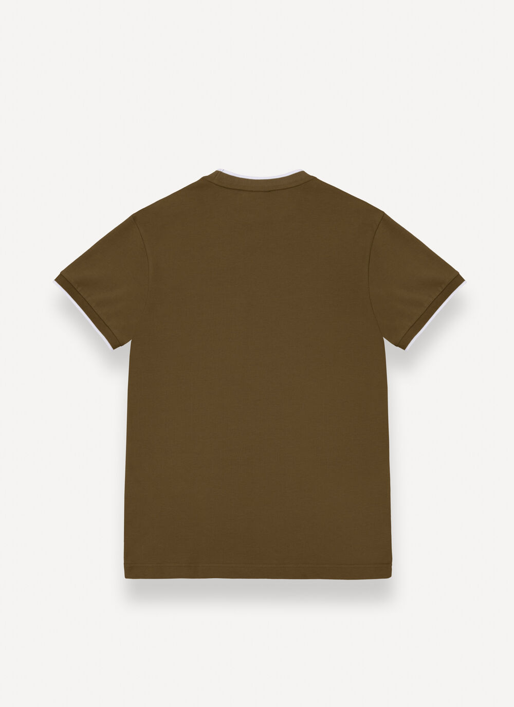 T-shirt en piqu&eacute; &agrave; rayure contrast&eacute;e image number 5