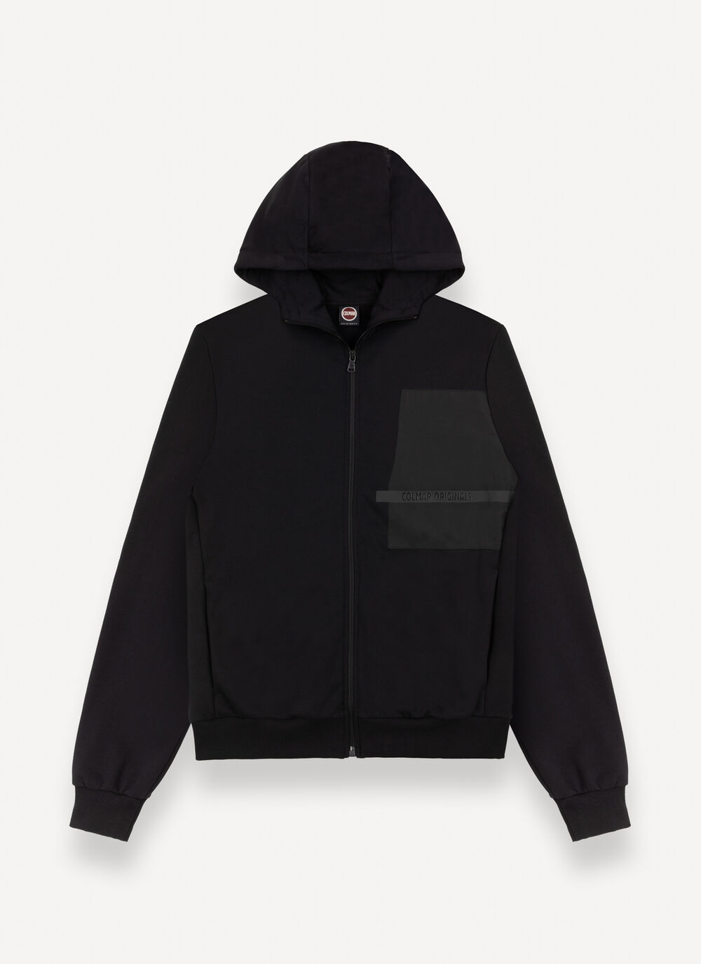 Full-zip sweatshirt with nylon details image number 4