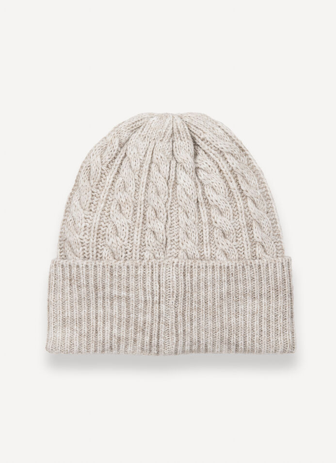 Unisex cable-knit hat image number 3