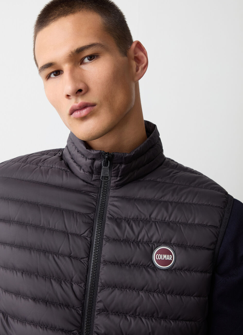 Quilted down vest image number 2