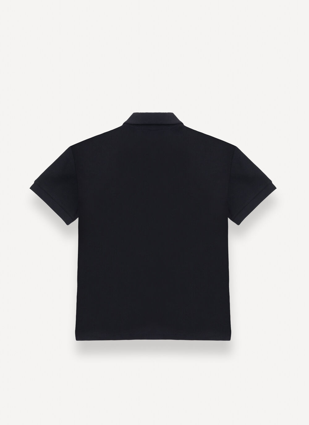 Cotton piqu&eacute; polo shirt with ruching image number 5
