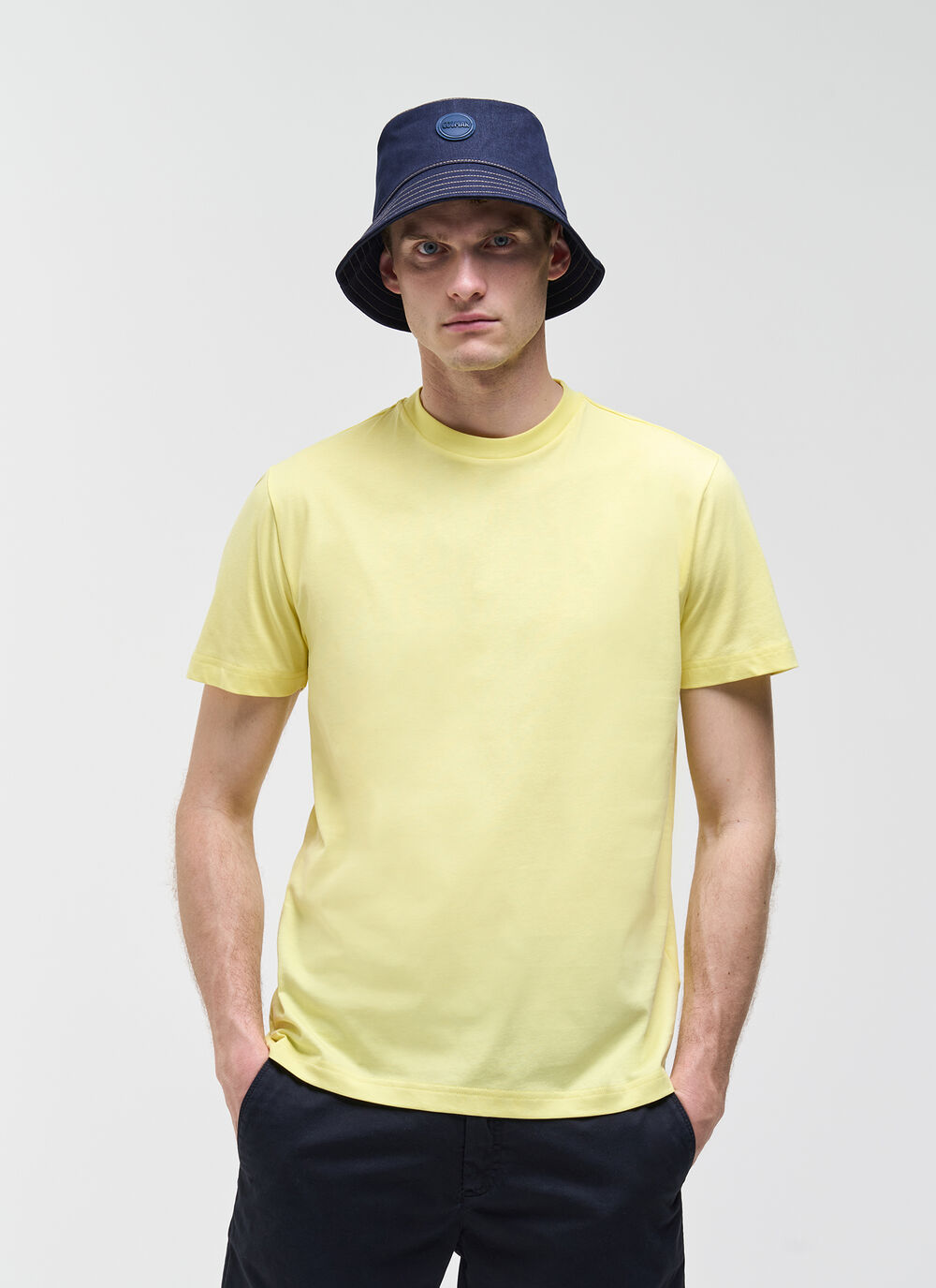 Camiseta de algod&oacute;n con cuello redondo image number 0