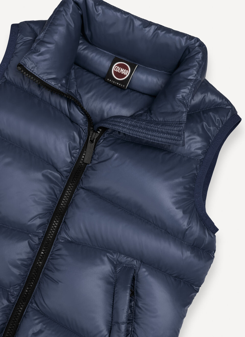 Wave pattern down gilet  image number 5