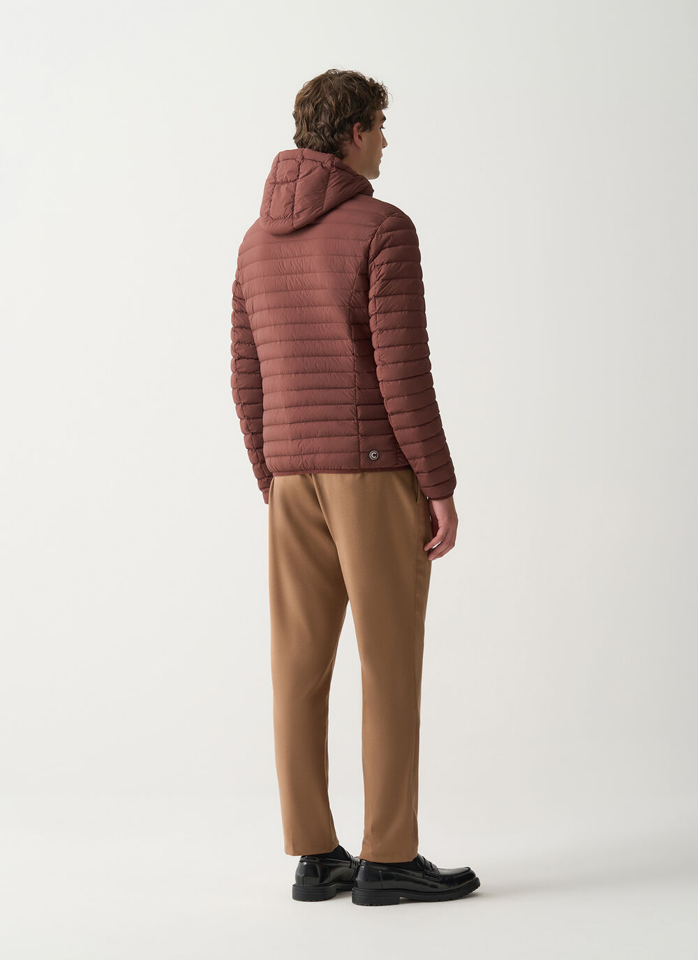 Light down jacket with hood image number 3