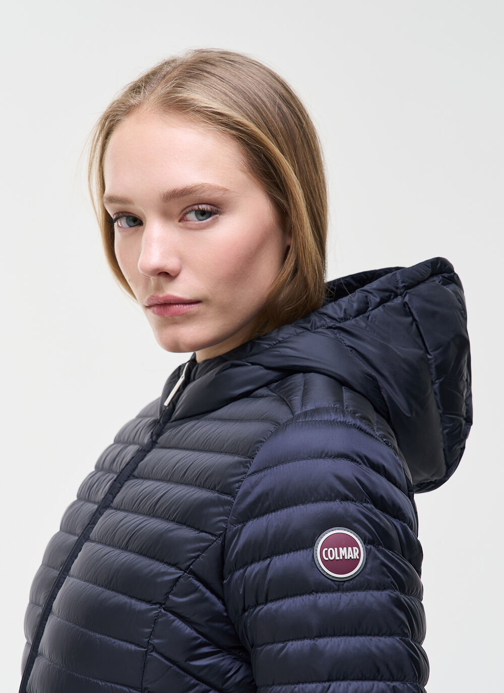 Light down jacket with hood image number 2