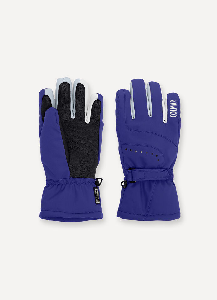 Fur lined ski gloves image number 0