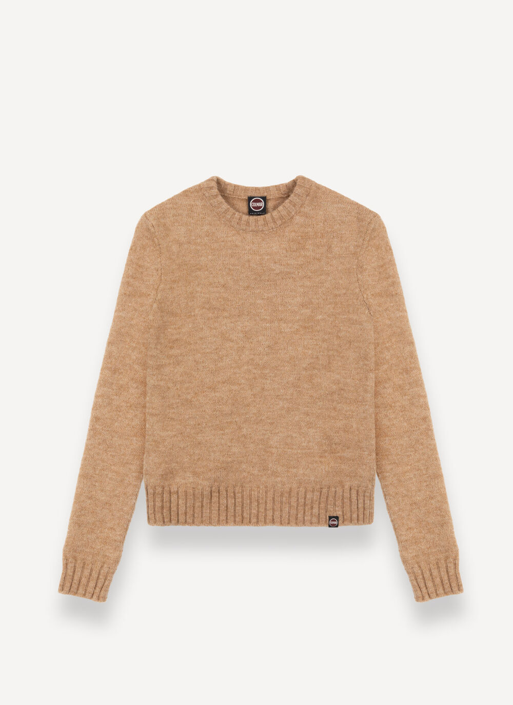 Crew-neck mohair-blend pullover image number 3