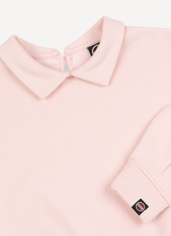 Sudadera con cuello y pinzas
