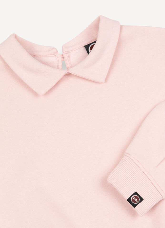 Sweatshirt with collar and darts image number 5